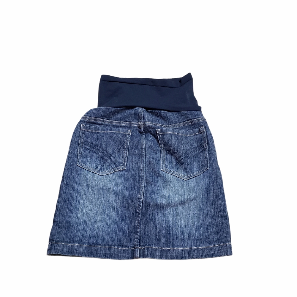 Motherhood Maternity Jean Skirt - Picture 3 of 3